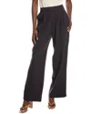 Eileen Fisher High-waist Wide Leg Wool Pant In Black