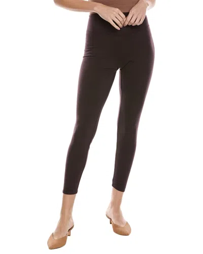 Eileen Fisher High Waisted Ankle Legging In Brown