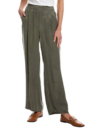 Eileen Fisher High Waisted Flare Pant In Green