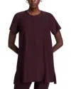 Eileen Fisher High/low Tunic In Cassis