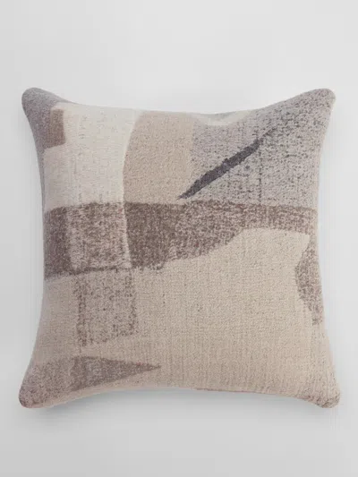 Eileen Fisher Home Waste No More Felted 11" Pillow In Brown