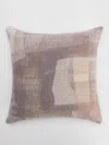 Eileen Fisher Home Waste No More Felted 18" Pillow In Brown