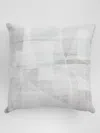 Eileen Fisher Home Waste No More Felted 18" Pillow In Gray