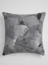 Eileen Fisher Home Waste No More Felted 18" Pillow In Gray