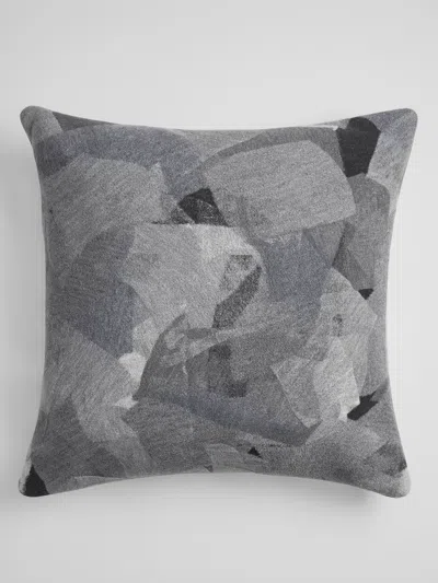 Eileen Fisher Home Waste No More Felted 18" Pillow In Gray