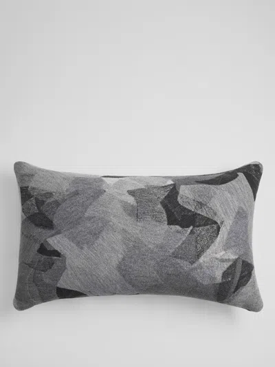 Eileen Fisher Home Waste No More Felted 20" Pillow In Gray