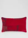 Eileen Fisher Home Waste No More Felted 20" Pillow In Red