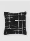 Eileen Fisher Home Waste No More Felted Artisanal 11" Pillow In Black