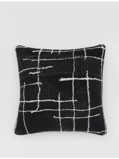 Eileen Fisher Home Waste No More Felted Artisanal 11" Pillow In Black