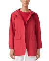 EILEEN FISHER HOODED ANORAK JACKET