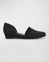 Eileen Fisher Ida Womens Two Tone Manmade D'orsay In Black