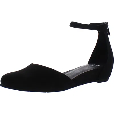 Eileen Fisher Ingle Womens Leather Slingback Ankle Strap In Black