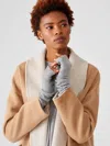 Eileen Fisher Italian Cashmere Glovelettes In Gray