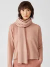 Eileen Fisher Italian Cashmere Scarf In Gold
