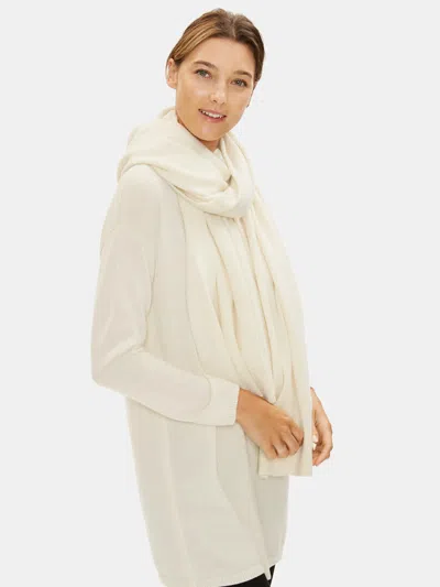 Eileen Fisher Italian Cashmere Wrap In Neutral
