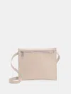 Eileen Fisher Italian Leather 3-in-1 Convertible Crossbody In Neutral