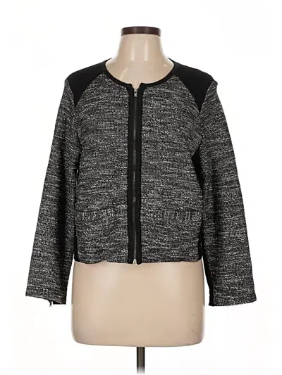 Pre-owned Eileen Fisher Jacket In Black
