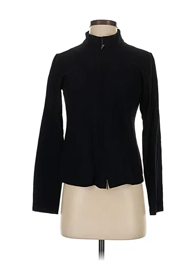 Pre-owned Eileen Fisher Jacket In Black