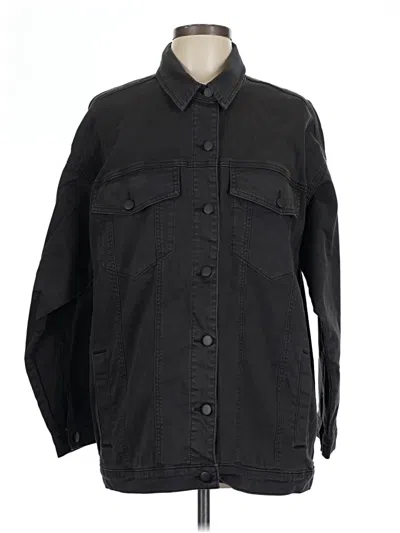 Pre-owned Eileen Fisher Jacket In Black