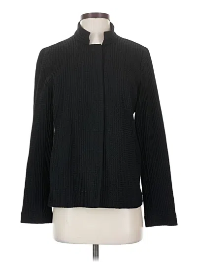 Pre-owned Eileen Fisher Jacket In Black