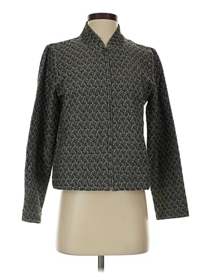 Pre-owned Eileen Fisher Jacket In Black