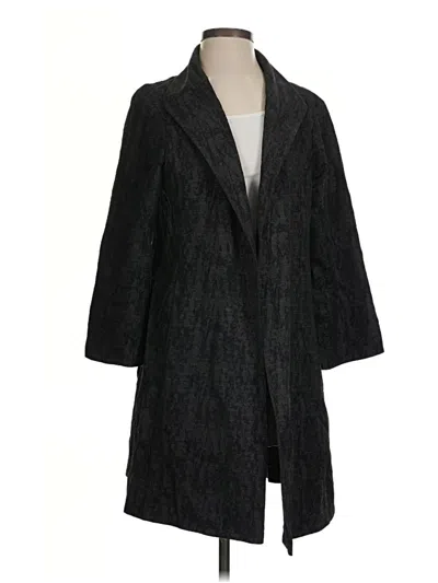 Pre-owned Eileen Fisher Jacket In Black