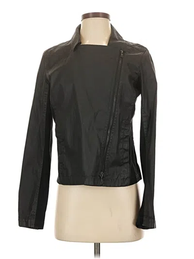 Pre-owned Eileen Fisher Jacket In Black