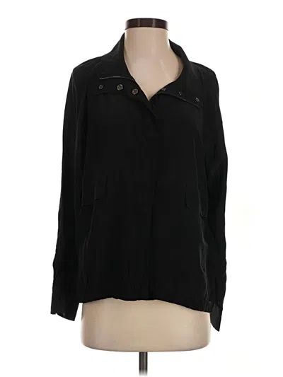 Pre-owned Eileen Fisher Jacket In Black
