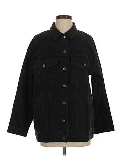 Pre-owned Eileen Fisher Jacket In Black