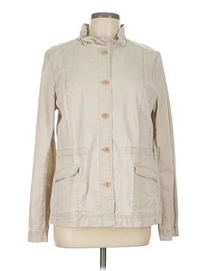 Pre-owned Eileen Fisher Jacket In Brown