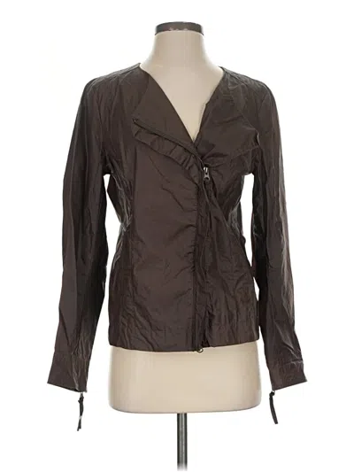 Pre-owned Eileen Fisher Jacket In Brown
