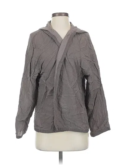 Pre-owned Eileen Fisher Jacket In Gray