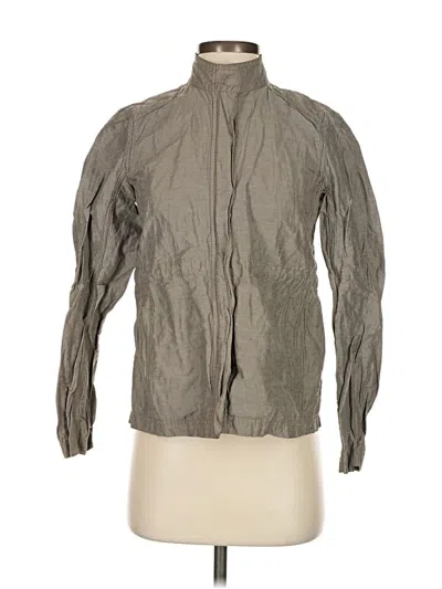 Pre-owned Eileen Fisher Jacket In Gray