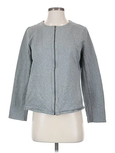 Pre-owned Eileen Fisher Jacket In Gray