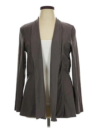 Pre-owned Eileen Fisher Jacket In Gray