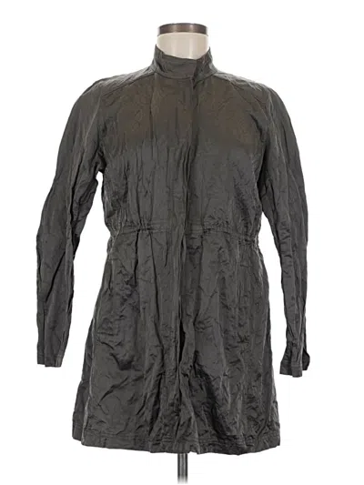 Pre-owned Eileen Fisher Jacket In Gray