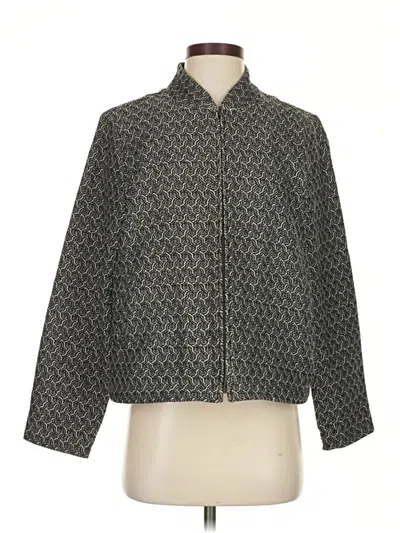 Pre-owned Eileen Fisher Jacket In Gray