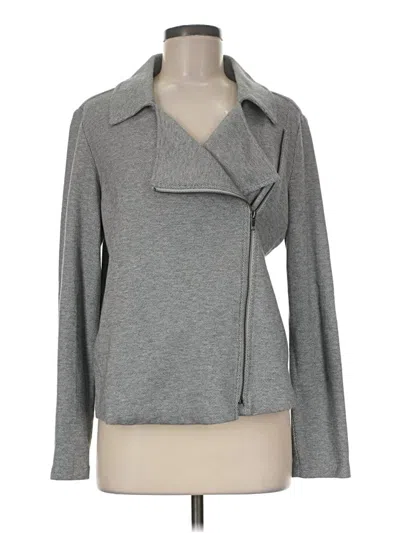 Pre-owned Eileen Fisher Jacket In Gray