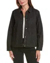Eileen Fisher Jean Jacket In Black