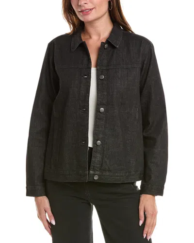 Eileen Fisher Jean Jacket In Black