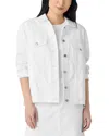 Eileen Fisher Denim Jacket In White