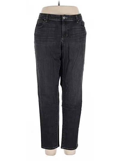 Pre-owned Eileen Fisher Jeans In Black