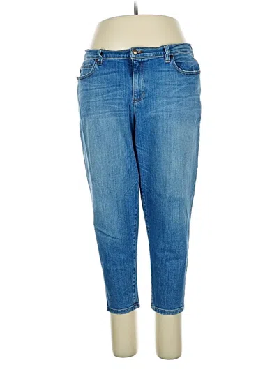 Pre-owned Eileen Fisher Jeans In Blue