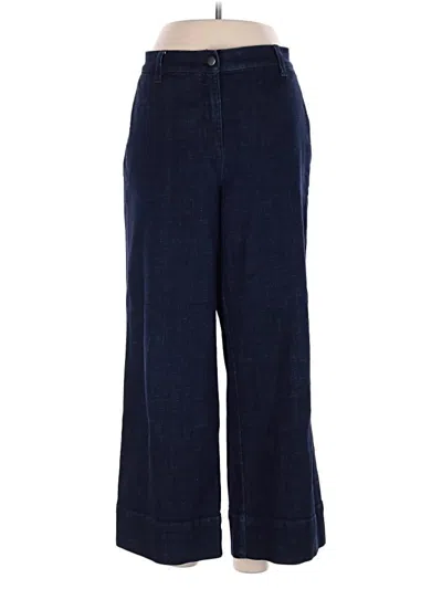 Pre-owned Eileen Fisher Jeans In Blue