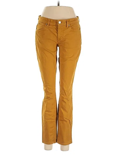 Pre-owned Eileen Fisher Jeans In Gold