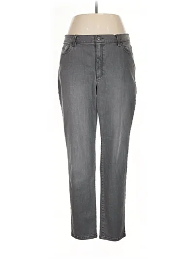 Pre-owned Eileen Fisher Jeans In Gray