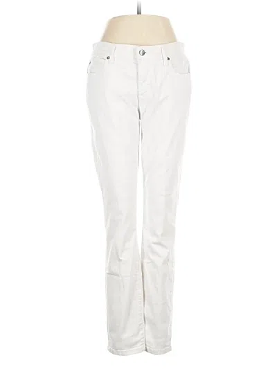 Pre-owned Eileen Fisher Jeans In Ivory