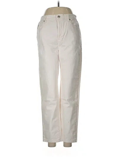 Pre-owned Eileen Fisher Jeans In Ivory