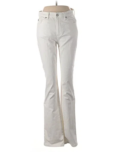 Pre-owned Eileen Fisher Jeans In Ivory
