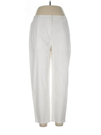 Pre-owned Eileen Fisher Jeans In Ivory